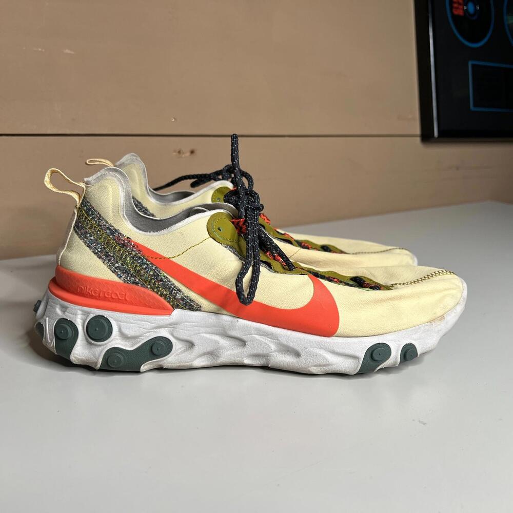 Nike React Women’s Running Shoes US 10 CJ5275-992 Cream Orange‎